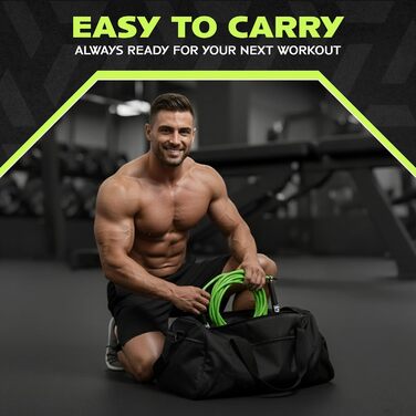 Тренувальний канат Rage Fitness R2 для кросфіту та функціональних тренувань, зелений