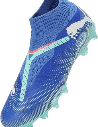 Кросівки футбольні PUMA Future 7 Match+ Ll Fg/Ag (42.5 EU, Bluemazing Puma White Electric Peppermint)