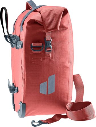 Велосипедна сумка Deuter Weybridge 25+5 л, водонепроникна, на задній багажник, колір Redwood
