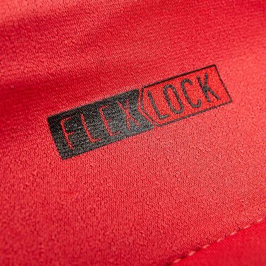 Тренувальні обважнювачі Reebok Flexlock для зап'ясть і щиколоток, чорні-червоні, нейлон, поліуретан, на липучці