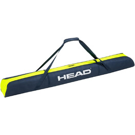 Чохол для лиж HEAD Double Skibag, унісекс, 175 см, синьо-жовтий