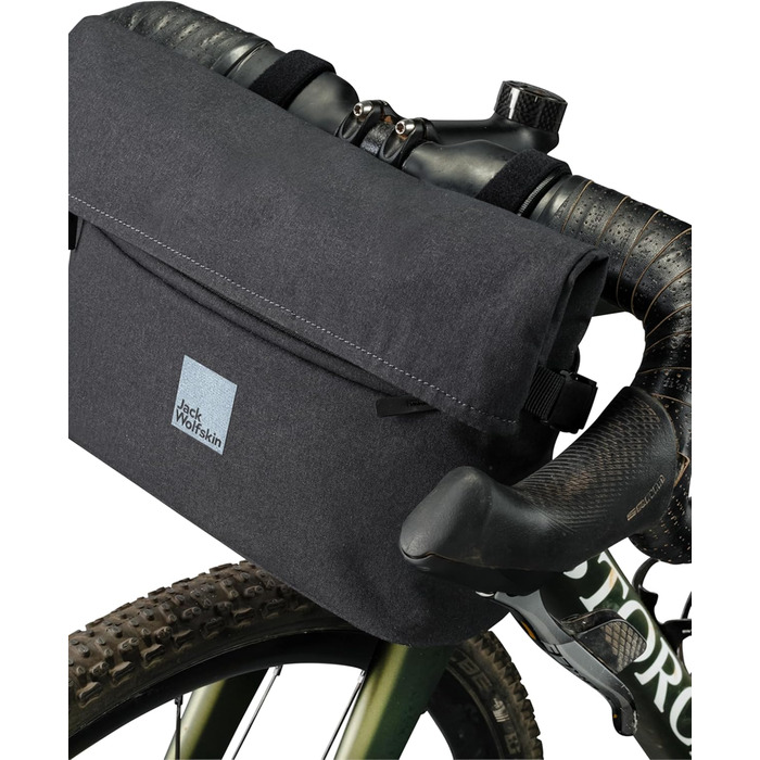 Сумка Jack Wolfskin MAINKAI 2-в-1: на плече та на велосипед, унісекс, колір Phantom