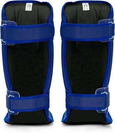Захист гомілки Fairtex SP3 для муай-тай та MMA, синій, розмір L, легкі та міцні, для чоловіків, жінок і дітей