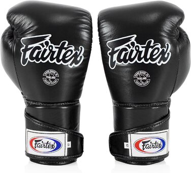 Боксерські рукавички Fairtex BGV6 для спарингу, чорні, 12oz