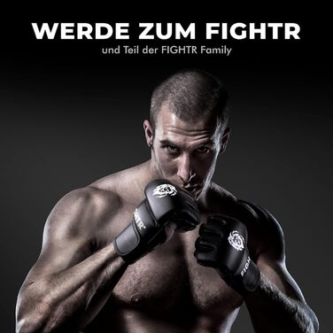 Професійні MMA рукавички Fightr для греплінгу, спарингу, кікбоксингу, муай-тай, боксу, тренувань на мішку, унісекс, з сумкою для перенесення