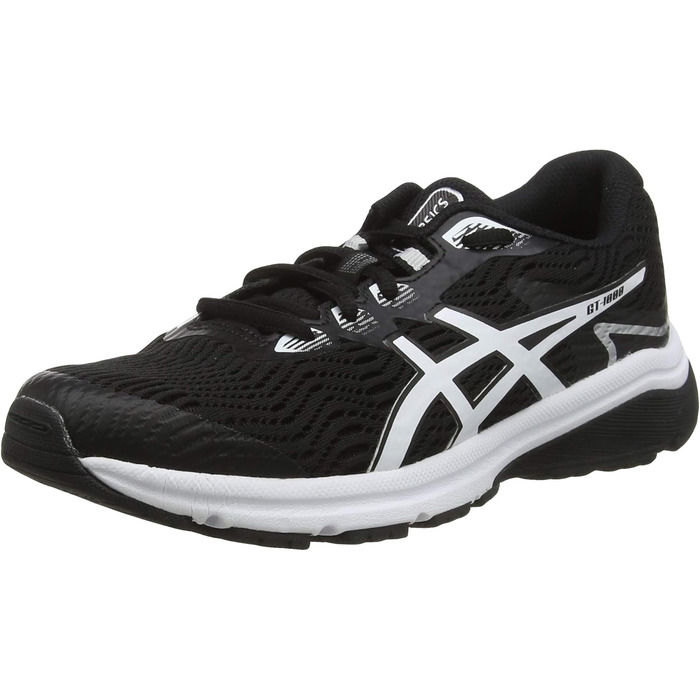 Дитячі кросівки ASICS GT-1000 8 GS чорного та білого кольорів, 35 EU
