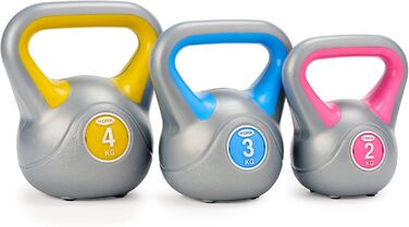 Гиря York Fitness 14 кг вінілова для дому та тренувань, бодібілдинг і важка атлетика