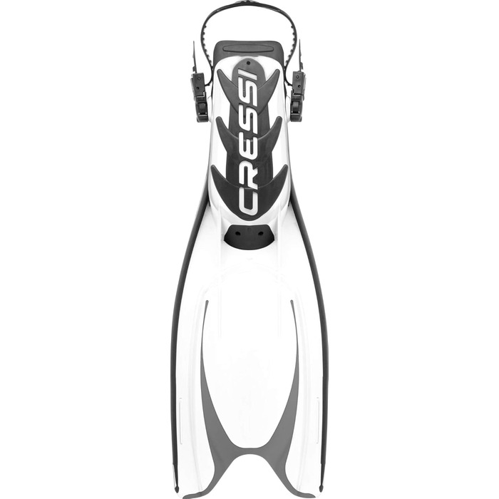 Ласти Cressi Frog Plus для дорослих XS/S (36-39), чорні/білі