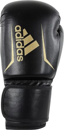Боксерські рукавички Adidas Speed 50, чорно-золоті, 14 oz, для дорослих