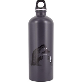 Дитяча алюмінієва пляшка SIGG Moomin Mörkö 1 л, легка, герметична, BPA-free, сертифікована, фіолетова