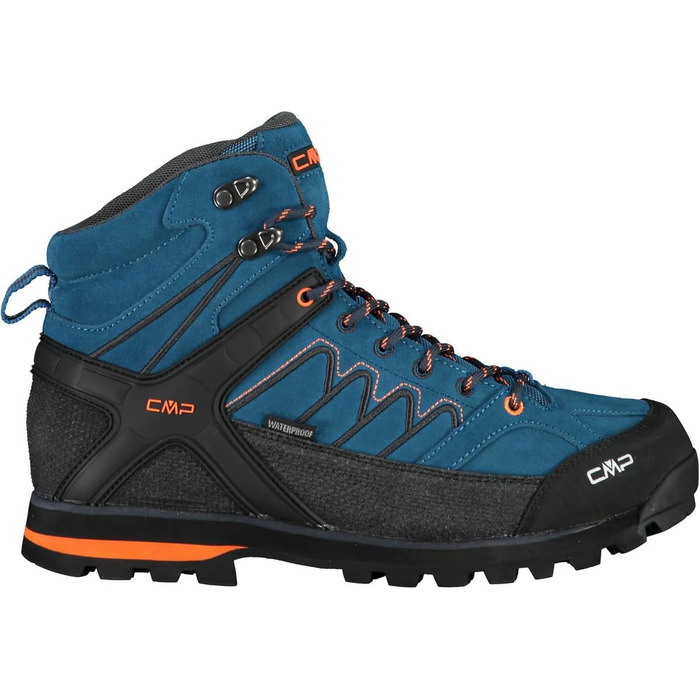 Чоловічі трекінгові черевики CMP Moon Mid Trekking Shoe WP, Deep Lake Antracite, 39 EU