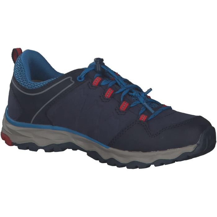 Дитячі трекінгові черевики Meindl для дітей (42 EU, темно-синій, червоний)