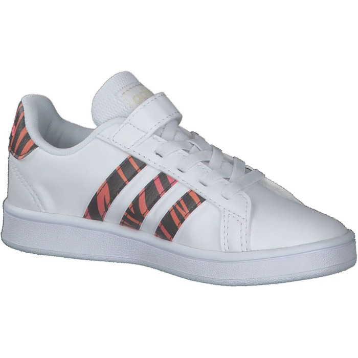 Кросівки Adidas Grand Court C для дітей (Unisex), 29 EU, білий/чорний/червоний
