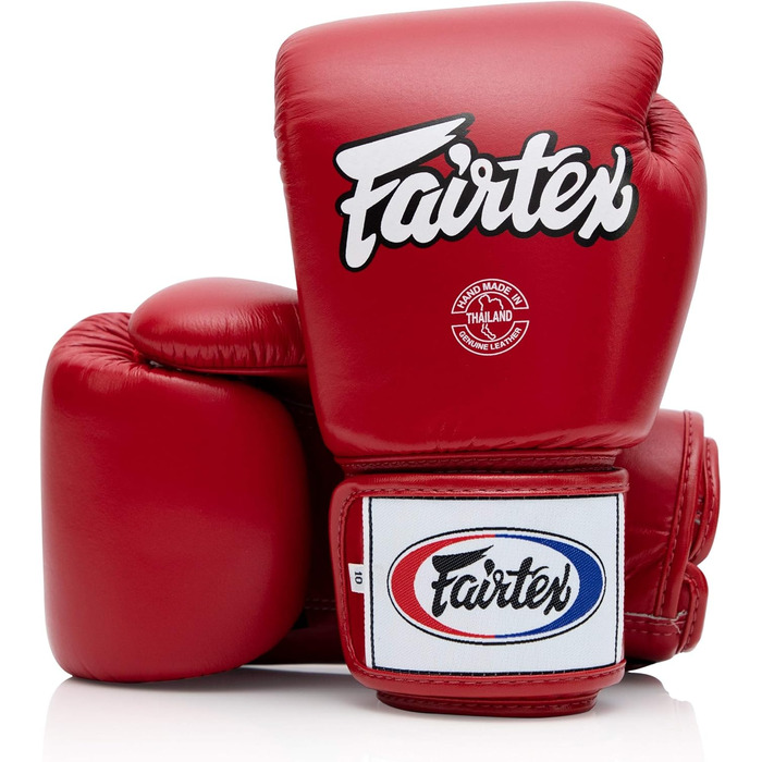 Fairtex BGV1 боксерські рукавички для муай-тай, MMA, червоні, 12 унцій, для чоловіків, жінок і дітей, легкі, ударопоглинаючі, для тренувань і спарингів