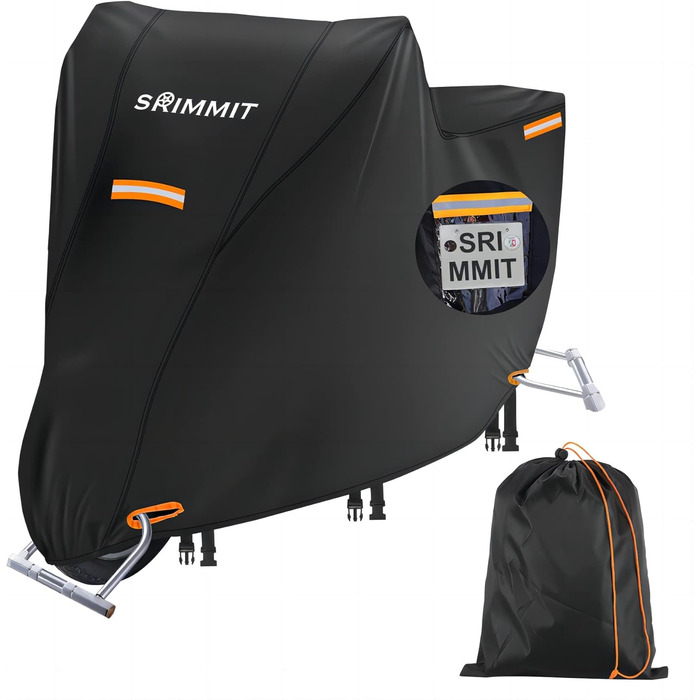 Захисний чохол для мотоцикла Motorrad - водонепроникний, XL (208x95x125 см)