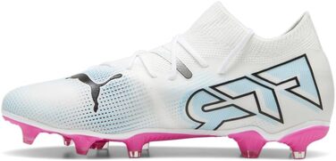 Жіночі футбольні бутси PUMA Future 7 Match Firm для штучного покриття (41 EU, Puma White/Puma Black/Poison Pink)
