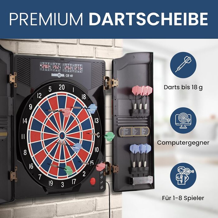 Дартс електронний Dartona CB40 Cabinett - професійний для дому та бару