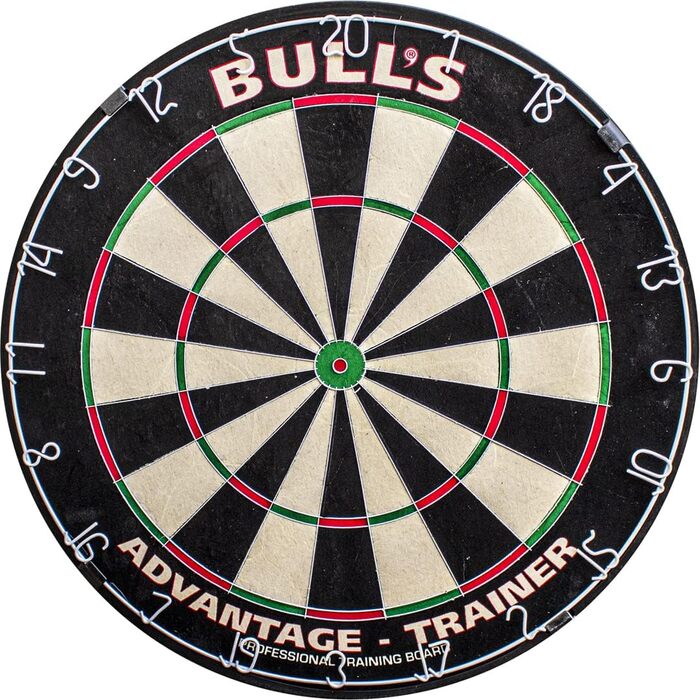 Професійна дартс-мішень Bull's Advantage Trainer з меншими секторами, для тренування, з кріпленням