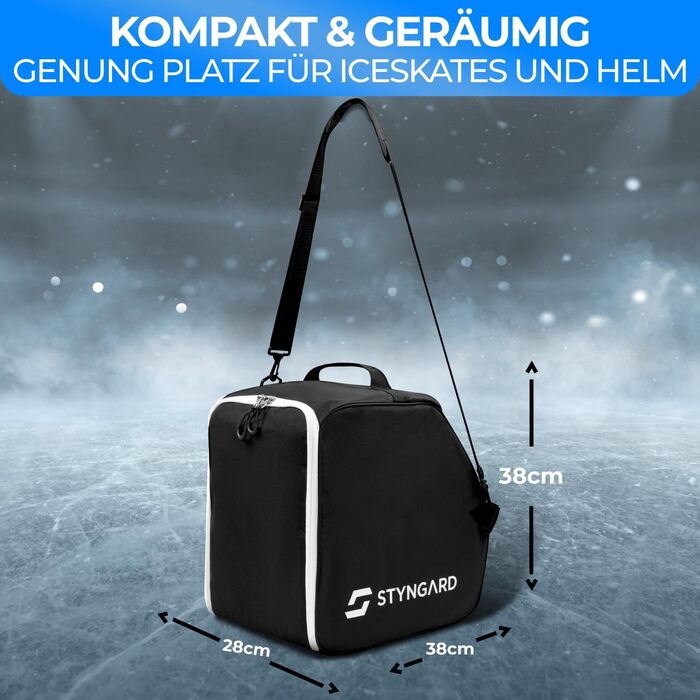 Чохол для роликів та ковзанів STYNGARD Ottawa - міцний матеріал, чорно-рожевий