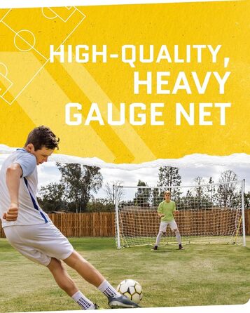 Футбольні ворота та сітка SKLZ Quickster 12x6 футів, мобільні