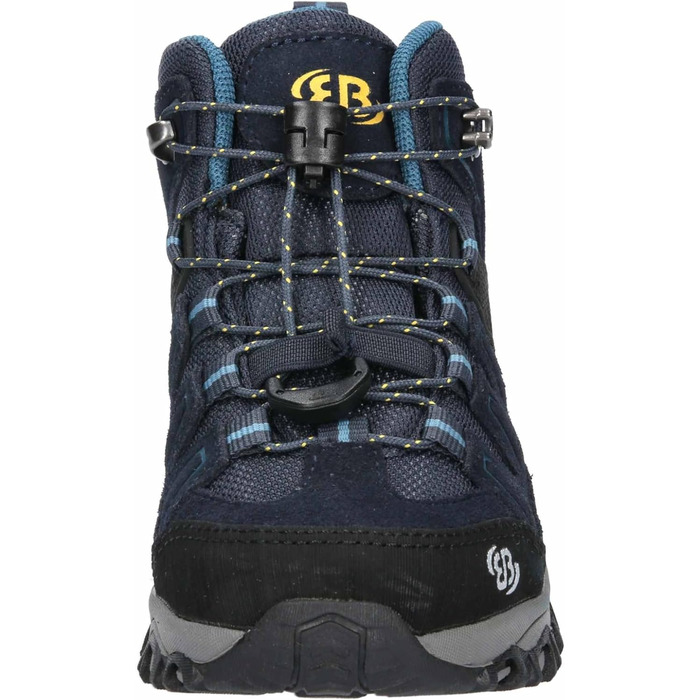 Дитячі трекінгові черевики Brütting Mount Pinos High, 39 EU, блакитно-петролево-жовті