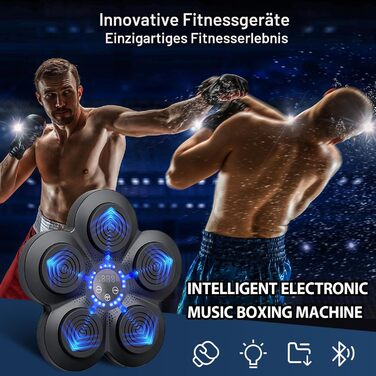 Боксерський тренажер з музикою Bluetooth портативний настінний електричний - подарунок для дітей та дорослих