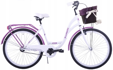 Міський велосипед Kozbike 26K36-S1CZ/KM/W, рама 18 дюймів, колеса 26