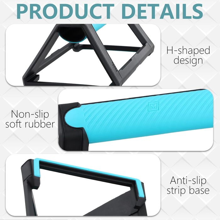 Набір для віджимань 2 шт. з нековзкими ручками, база з силікону, 110 кг, для віджимань, станова, калістеніка