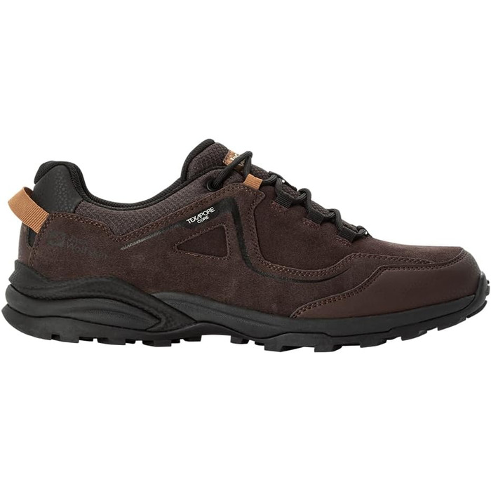 Чоловічі трекінгові черевики Jack Wolfskin Sunset Hike Texapore Low MW, 44 EU, Dark Oak