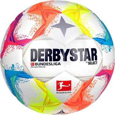 Футбольні ворота HUDORA Pro Tect 240x160 см для дітей та дорослих + м'яч Derbystar Brillant, мультиколор, розмір 5, для саду та вулиці