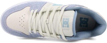 DC Shoes Manteca 4: жіночі шкіряні кросівки (37.5 EU, блакитно-білі)