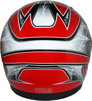 Дитячий мотошолом protectWEAR SA03 червоний, XXXS (Youth S)