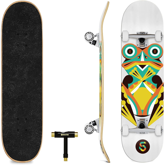 Скейтборд SKATRO Pro 78.7 см Комплектний для Дорослих, Підлітків та Дітей (Frog)