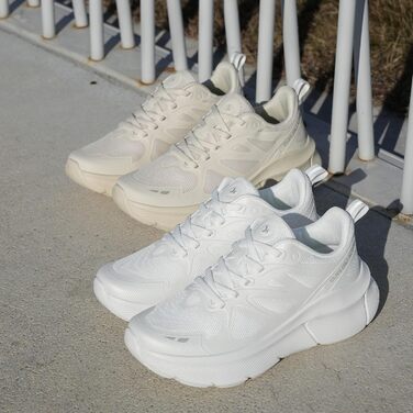 Жіночі кросівки Hawkwell Cloud Zero для ходьби та тенісу, з амортизацією, дихаючі, для спорту, фітнесу, тренувань, бігу, з неслизькою підошвою, для медичного використання (42 EU, білий)