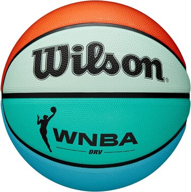 М'яч для баскетболу Wilson WNBA DRV Bright Outdoor, 6, Оранжевий/Телесний
