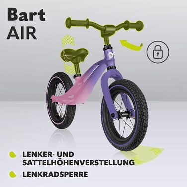 Беговел Lionelo Bart Air/Violett для дітей 2-3 років, 12