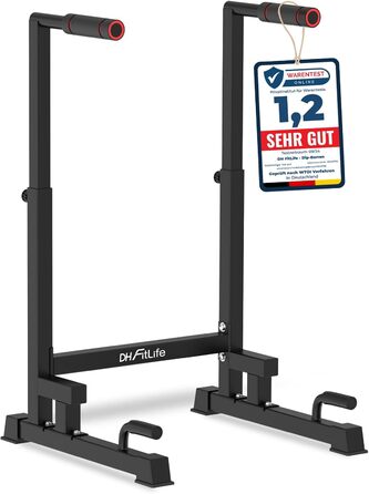 Бруси для віджимань DH FitLife, регульовані, для дому, кросфіт, каллістеніка, паралети, 100-130 см