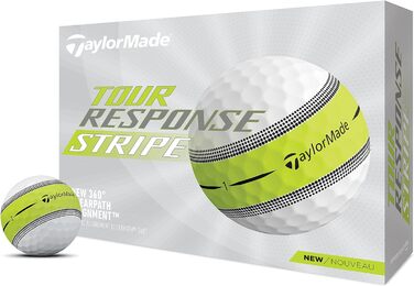 Гольф-м'яч TaylorMade Tour Response Stripe 2023, преміум