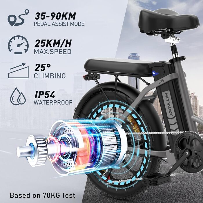 Електровелосипед HITWAY BK6S 2025 20