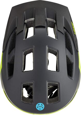 Велошолом Leatt 1018450112 чорний/лайм, розмір L, MTB