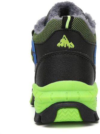 Зимові дитячі черевики для хлопчика: трекінгові, туристичні, водонепроникні, розмір 30-40 EU, зелені