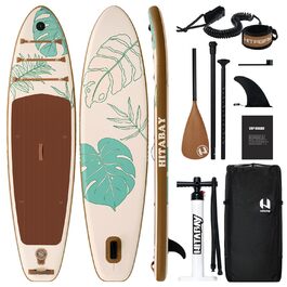 Надувний SUP Board BLÄTTER 10'6' (320x81x15 см) з аксесуарами та тримачем для камери, до 150 кг