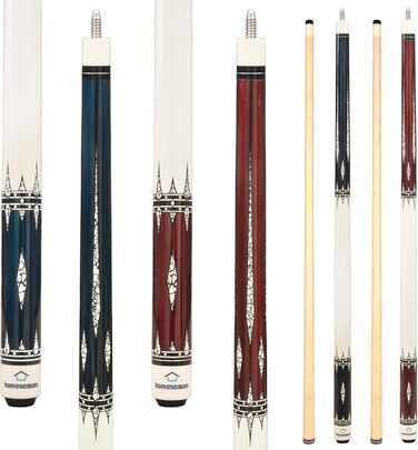 Більярдний кий 58 дюймів з насічкою 13 мм, 20oz, 4 кольори - для початківців, комерційного використання та дому