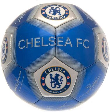 Футбольний м'яч Chelsea FC Signature, універсальний розмір, синій