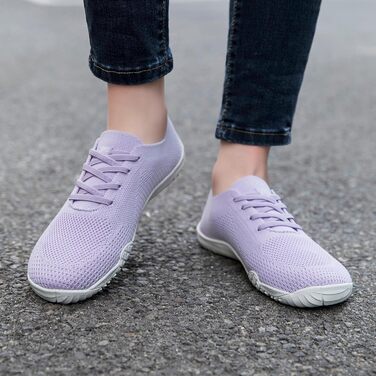Жіночі кросівки Barfuss - легкі дихаючі сліпони для дому та занять спортом (42 EU, світло-фіолетовий)