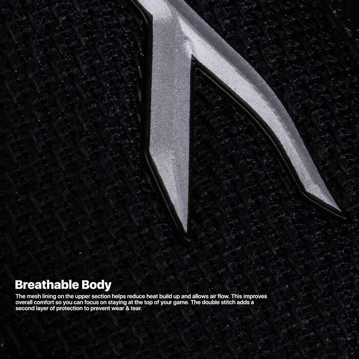 Професійне бадмінтонне взуття Hundred Court Star для чоловіків, чорно-червоне, 44 EU, не залишає слідів