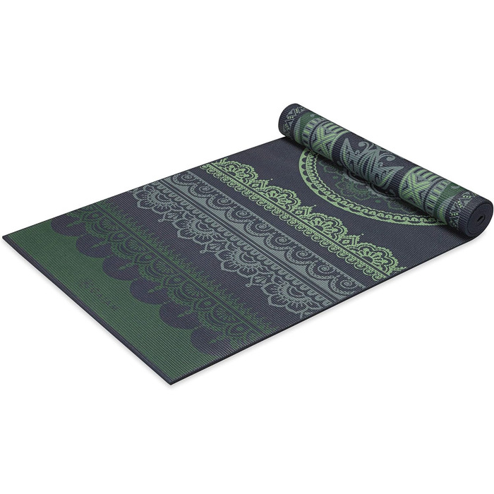 Йога мат Gaiam Premium 6 мм – двосторонній, товстий, неслизький, для йоги, пілатесу та вправ на підлозі (172,7 x 61 x 6 мм)