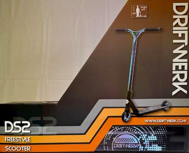 Дитячий трюковий самокат Driftwerk DS2 Neo Holo, фрістайл ролер