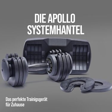 Регульовані гантелі Apollo, набір для занять спортом вдома, змінна вага для жінок і чоловіків, система швидкого замикання