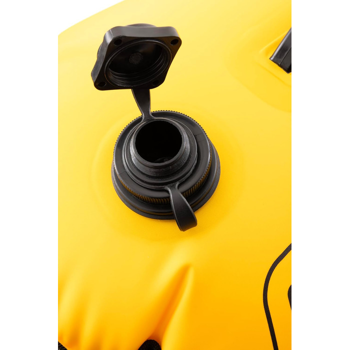 Буйок плавальний CRESSI Glide Pro 28L - сигнальний, надувний, жовтий для плавання, снорклінгу та триатлону